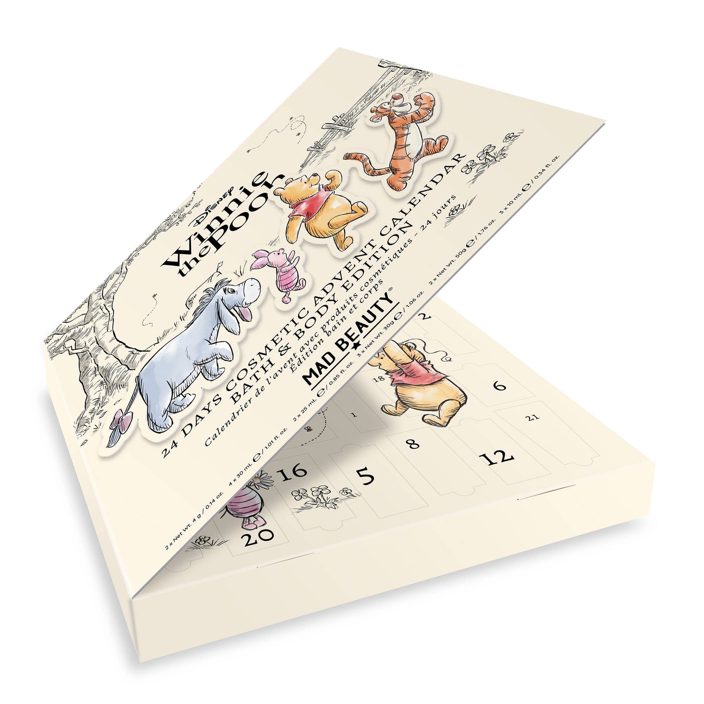Disney Winnie The Pooh 24-Day Cosmetic Advent Calendar