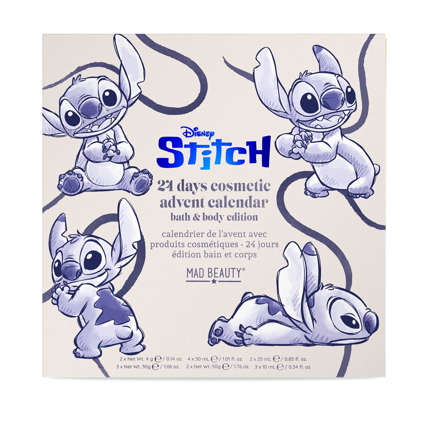 Disney Stitch 24-Day Cosmetic Advent Calendar