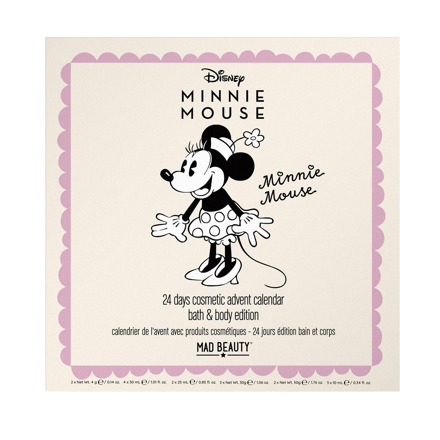 Disney Minnie Mouse 24-Day Cosmetic Advent Calendar