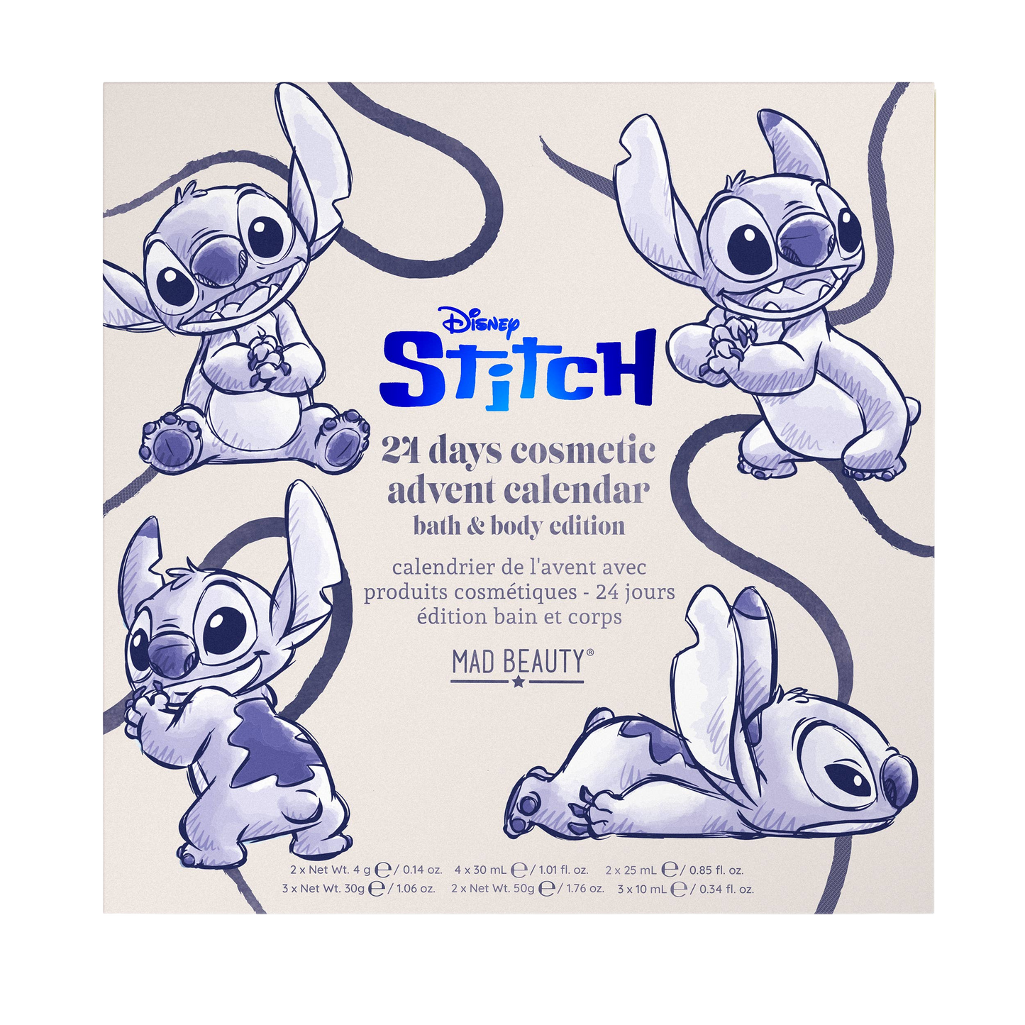 Disney Stitch 24-Day Cosmetic Advent Calendar