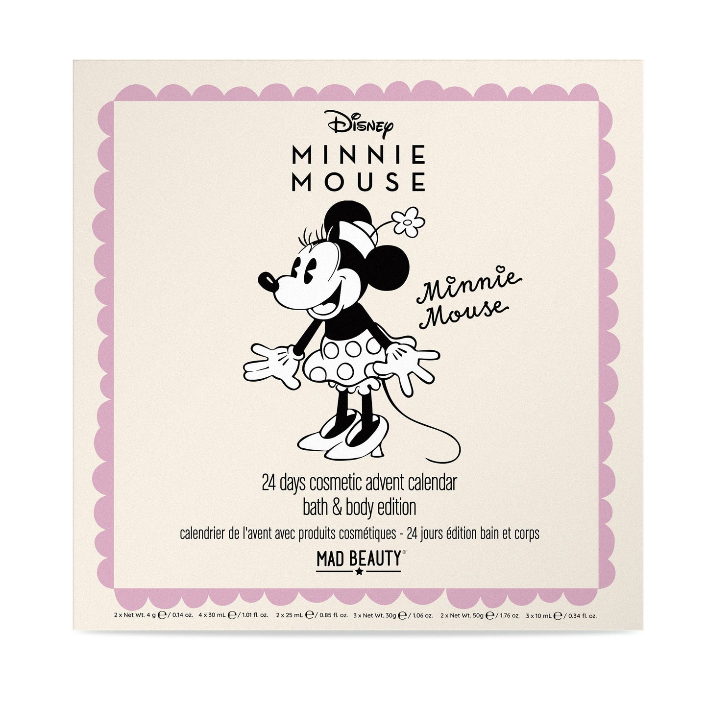 Disney Minnie Mouse 24-Day Cosmetic Advent Calendar