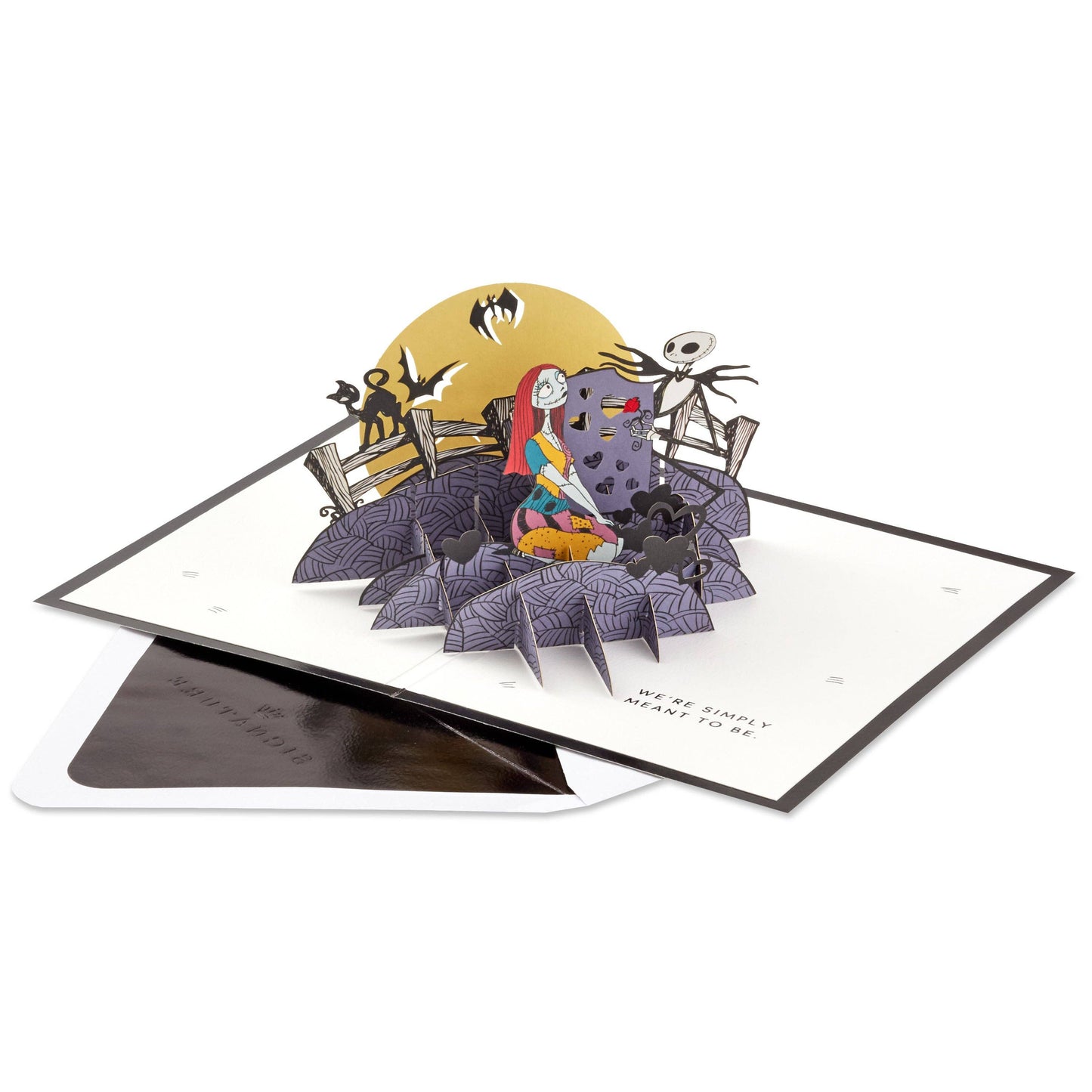 Disney The Nightmare Before Christmas - 3D Pop-Up Graveyard Greetings Card