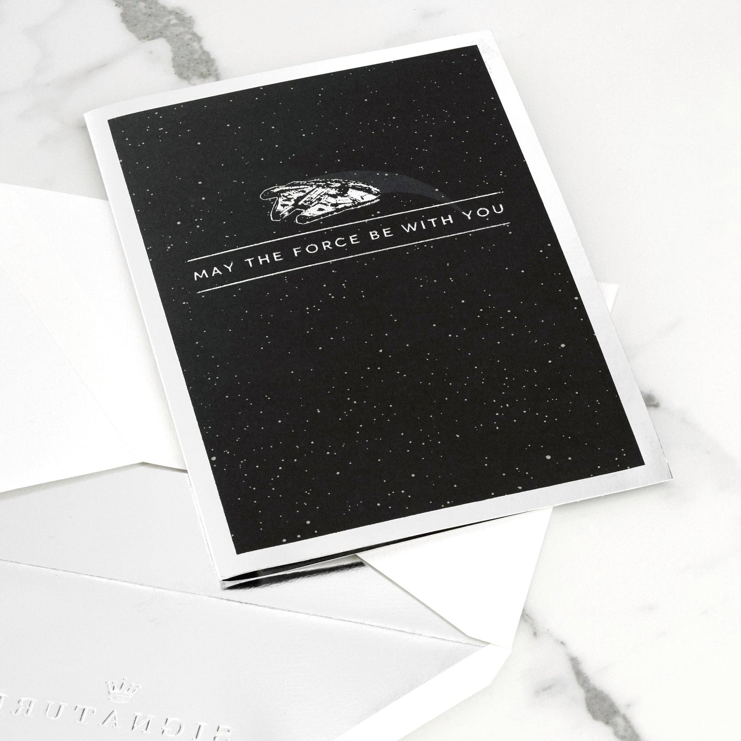 Any Occasion Greeting Card - 3D Pop-Up Star Wars™ Millennium Falcon Design