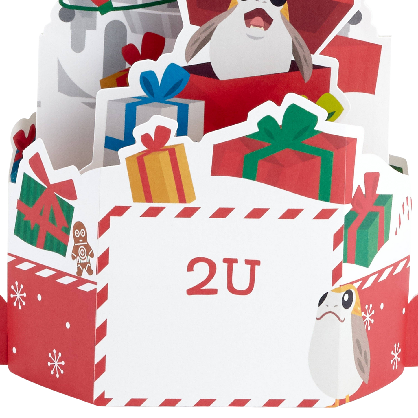 Musical & Light Up Christmas Card 3D Pop Up Star Wars™ R2-D2