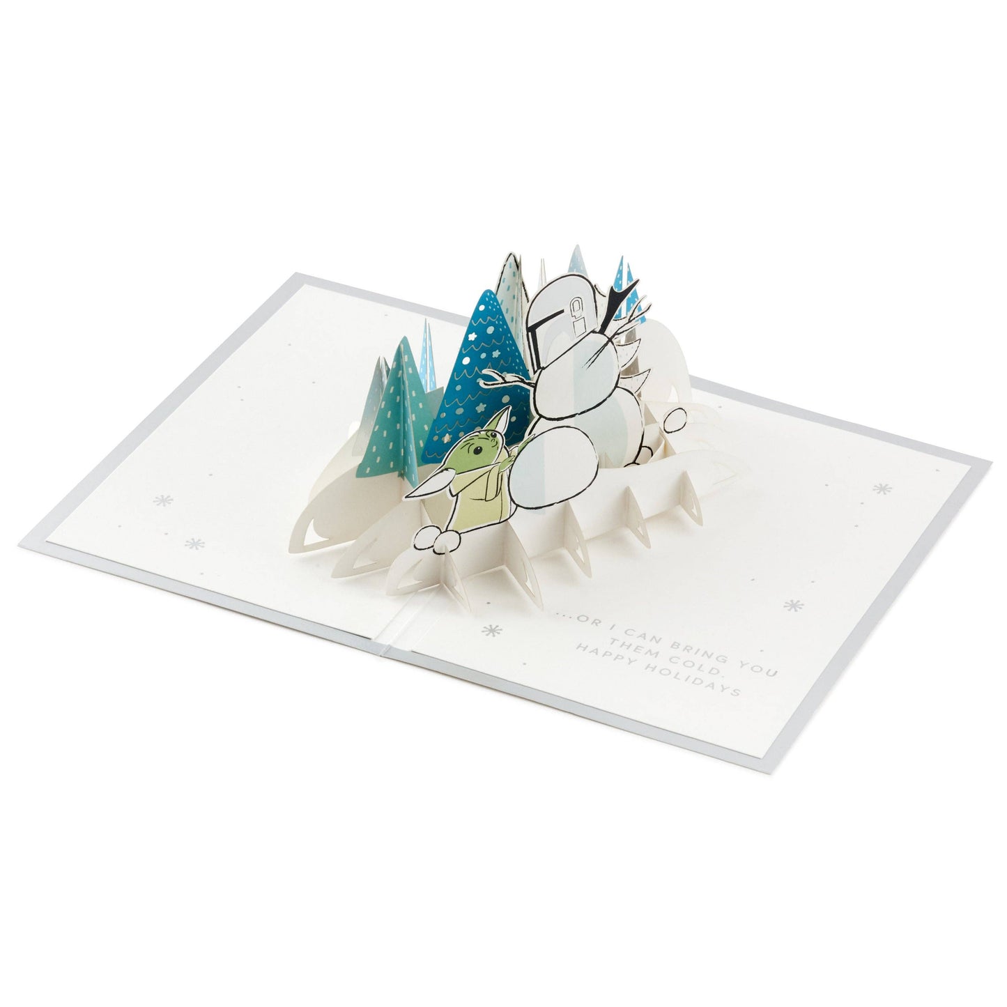 Signature Paper Wonder Christmas Card - 3D Pop Up The Mandalorian™