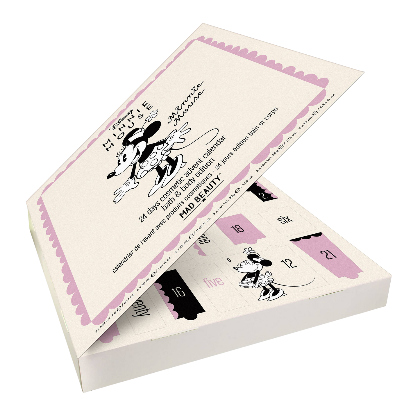 Disney Minnie Mouse 24-Day Cosmetic Advent Calendar