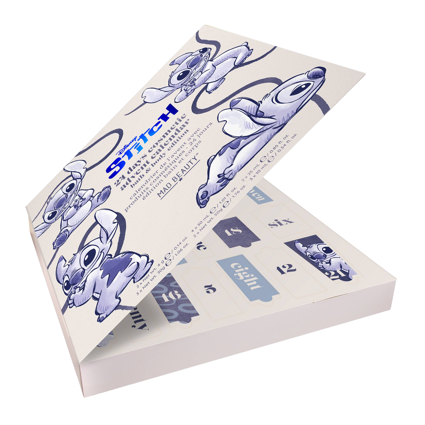 Disney Stitch 24-Day Cosmetic Advent Calendar