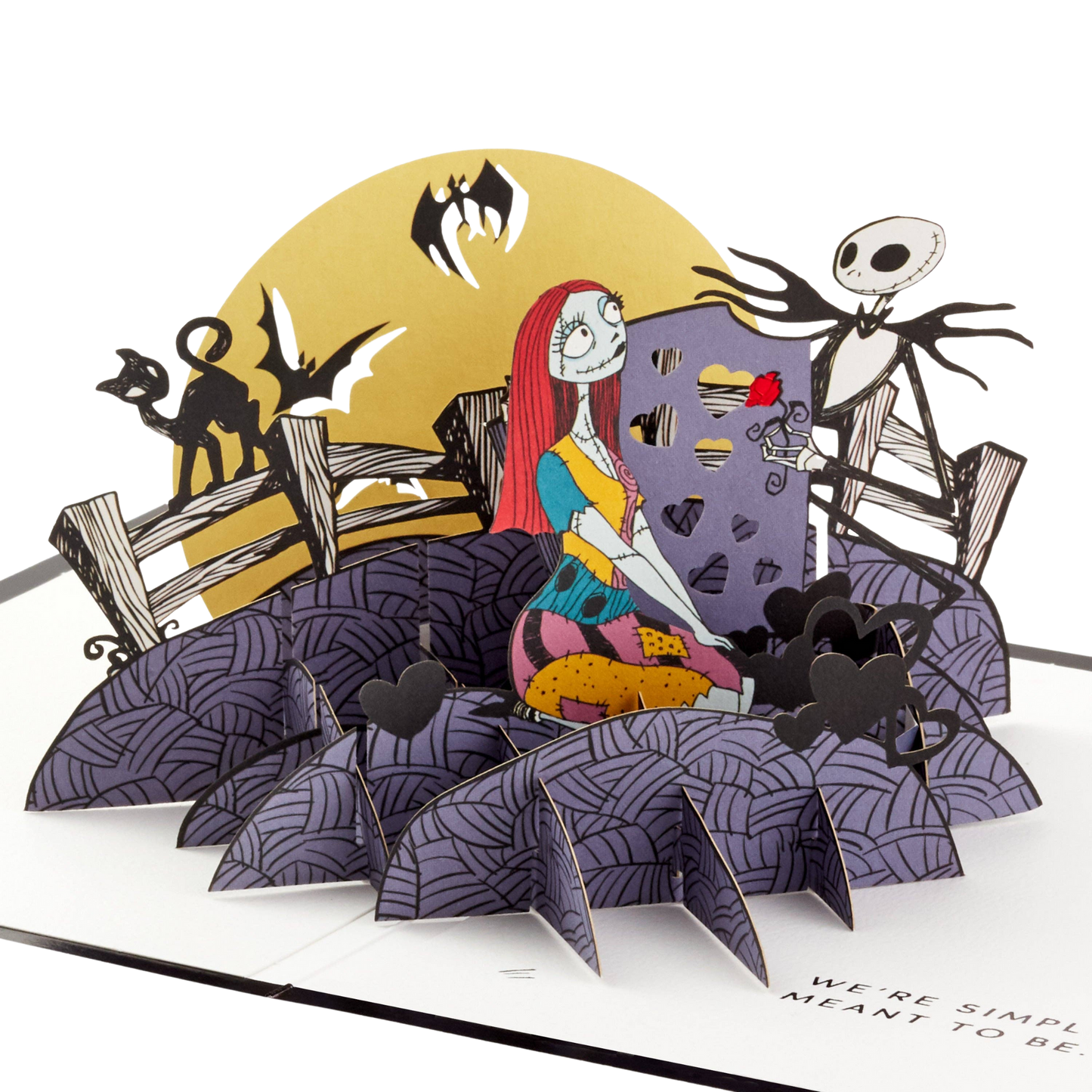 Disney The Nightmare Before Christmas - 3D Pop-Up Graveyard Greetings Card