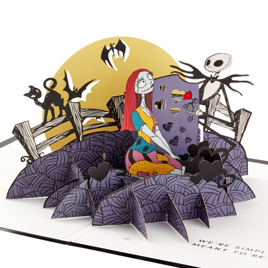 Disney The Nightmare Before Christmas - 3D Pop-Up Graveyard Greetings Card