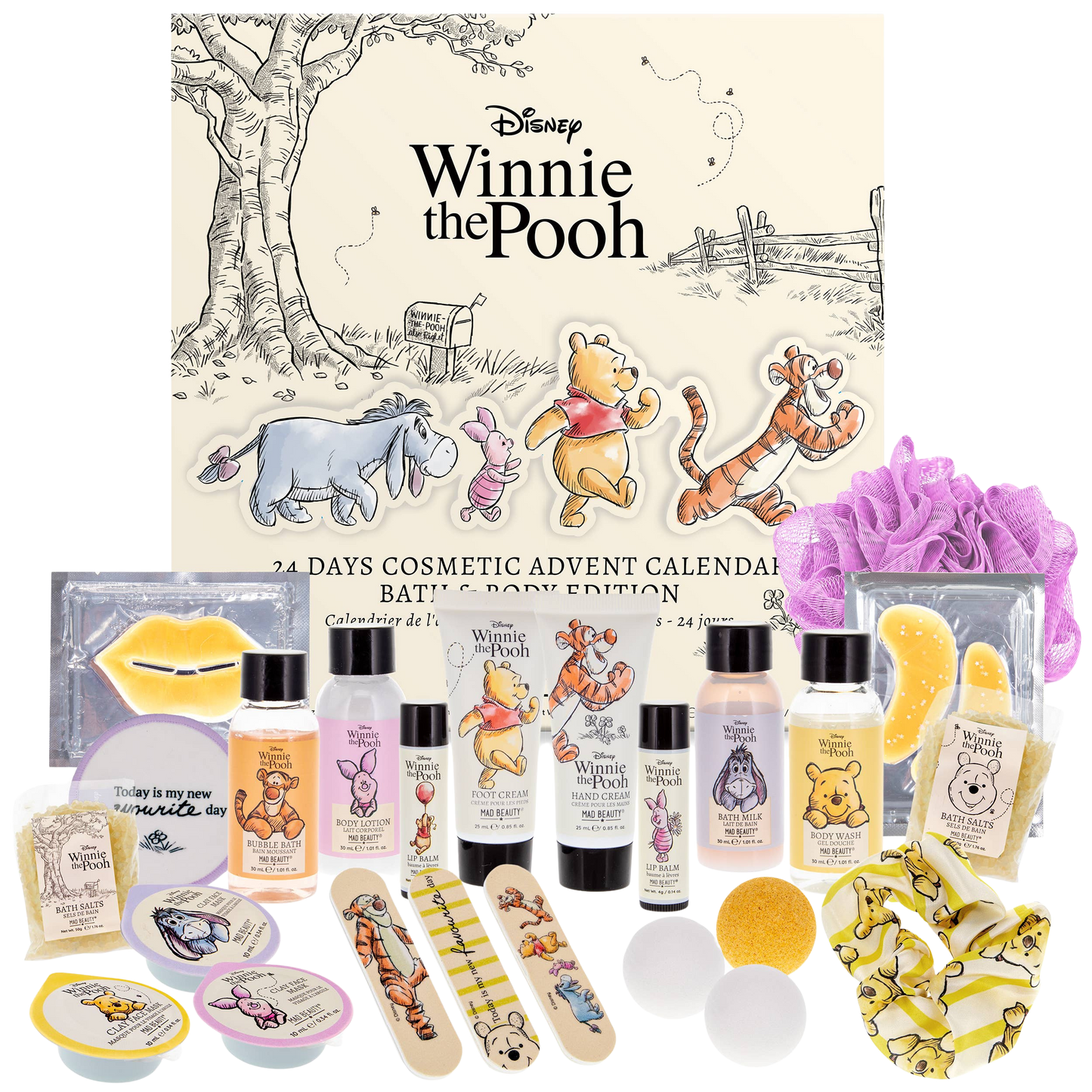 Disney Winnie The Pooh 24-Day Cosmetic Advent Calendar