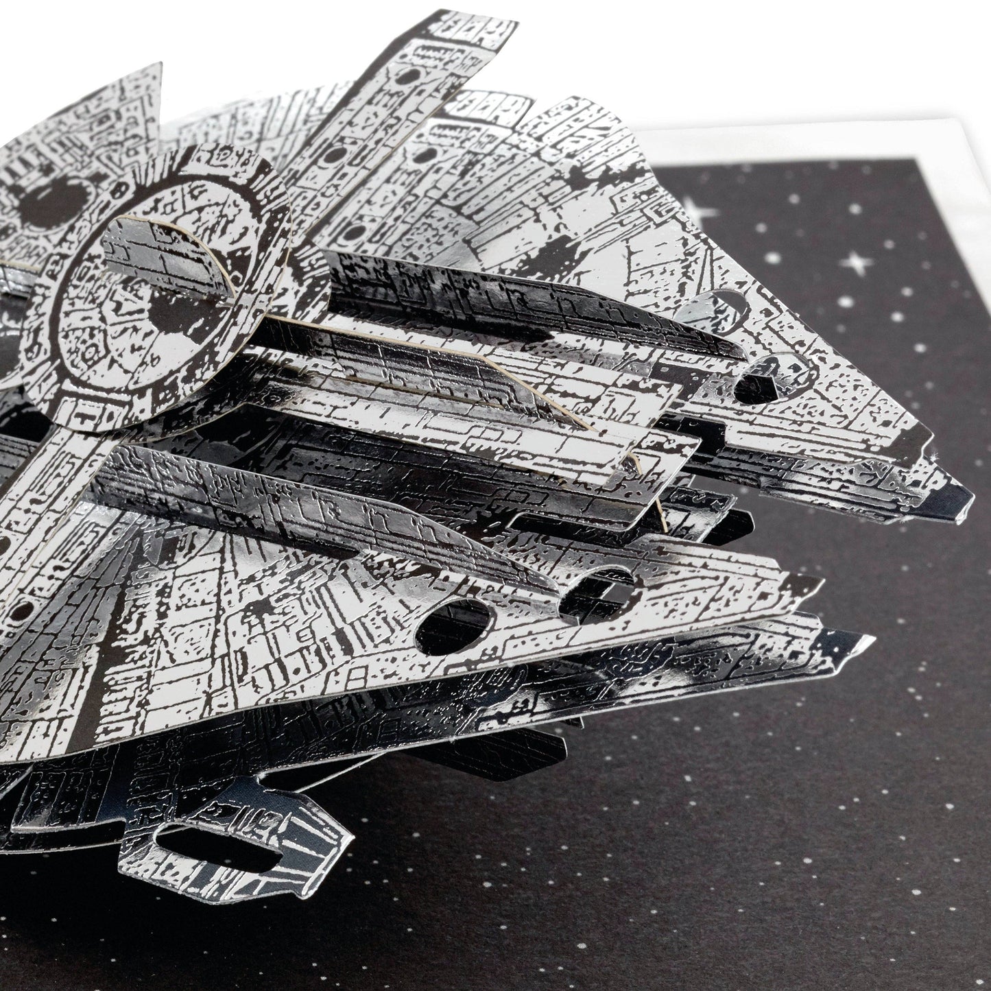 Any Occasion Greeting Card - 3D Pop-Up Star Wars™ Millennium Falcon Design