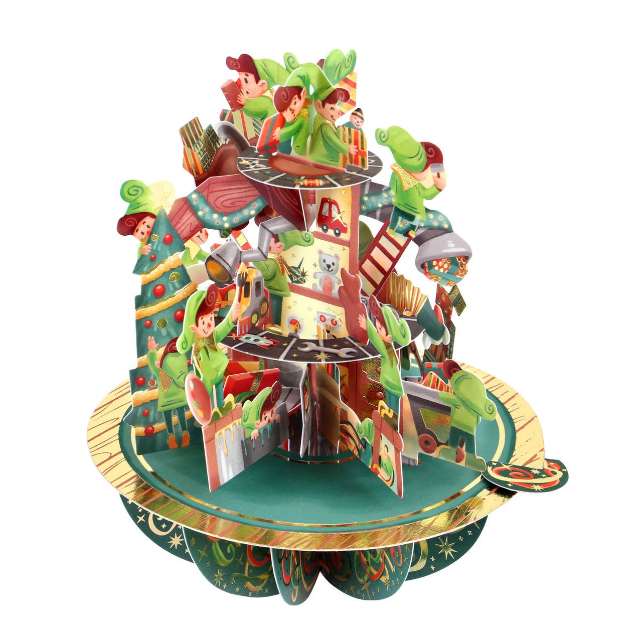 Pirouettes Card - Santa's Workshop